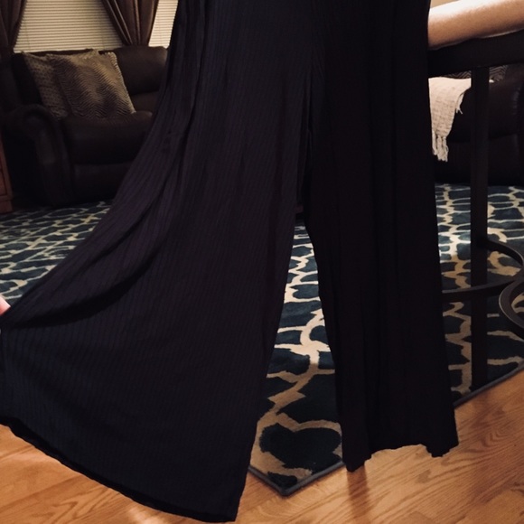 Lightly Ribbed GB Culotte Pants - Picture 8 of 16